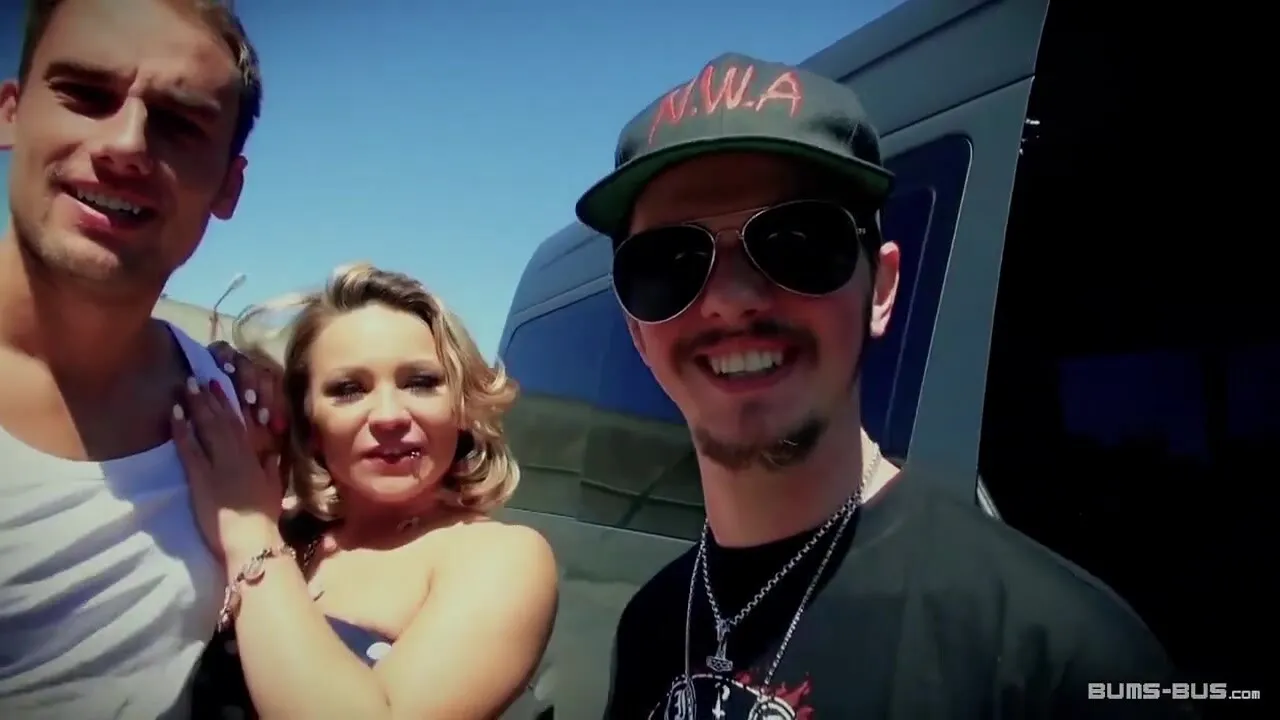 Honey Diamond – Slutty German blondie squirts in the backseat of the van during hard bang Bums Bus